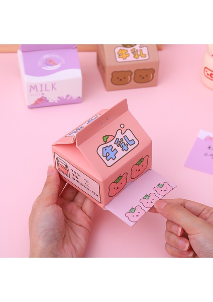 Çikolata Ayı Stili Eets Kawaii Süt Karton Sabit Kağıt Bloknot Notlar Sevimli Defter Yapılacaklar Listesi Dekor Okul Ofis Kırtasiye Dekorasyon (Yurt Dışından) indirimleri