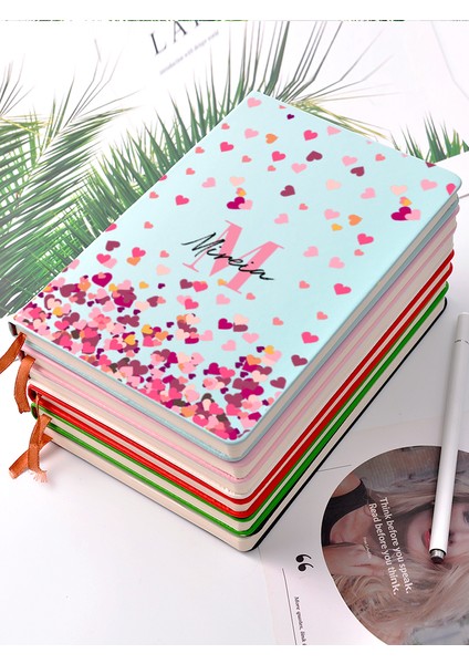Nbb-01 Stili A6 Özel Ad Pembe Aşk Defter Gündemi Öğrenci Not Defteri Planlayıcısı Günlüğü Defterler Okul Için (Yurt Dışından)