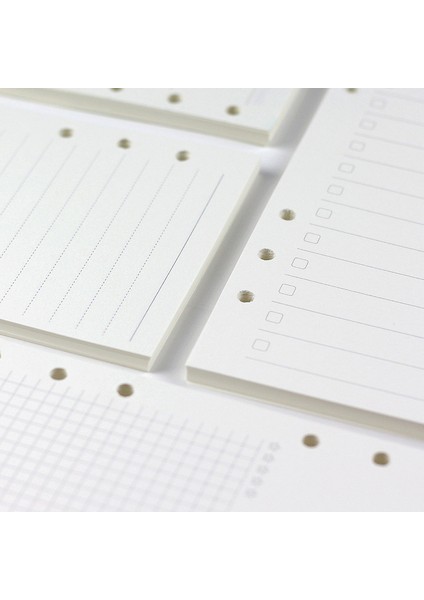 No.4 Tarzı A5 A5 A6 A7 Gevşek Yaprak Defter Dolum Spiral Bağlayıcı Planlayıcı Iç Sayfa Kağıt Içi Mandıra Haftalık Aylık Plan Yapılacaklar Çizgi Nokta Izgarası (Yurt Dışından)