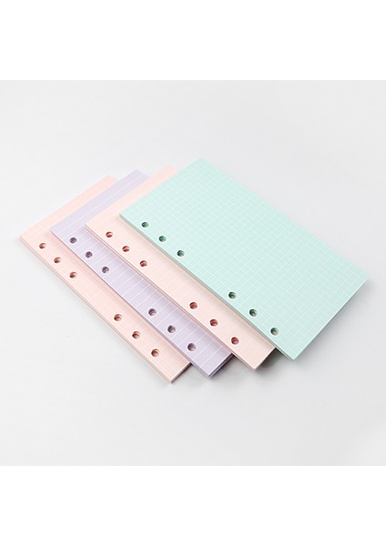 Mor Çizgi Stili A5 40 Yaprak A5 A6 6 Halkalı Klasör Gevşek Yapraklı Defter Renkli Dolum Kağıdı El Kitabı Iç Sayfalar Iç Çekirdek Kawaii Kırtasiye (Yurt Dışından)