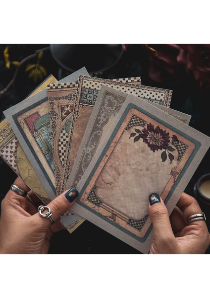 F Stili Dimeets Retro Bahçe Serisi Bloknotlar Dıy Mermi Günlük Tutma Dekorasyon Postmark Yaratıcı Okul Malzemeleri Kırtasiye (Yurt Dışından) indirimleri