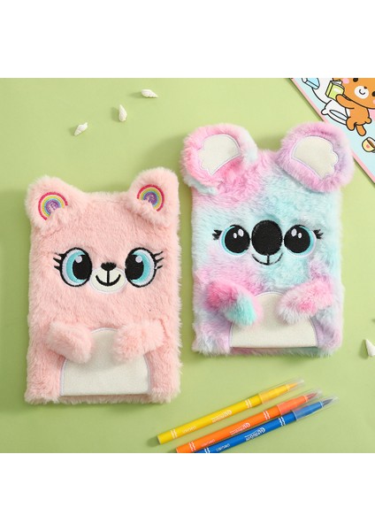Stil 11 Stil A5 Sevimli Kedi Defter Kilitli Kawaii Unicorn Günlüğü Dergisi A5 Gündem Planlayıcısı Organizatör Harika Peluş Not Defteri Okul Sketchbook (Yurt Dışından)