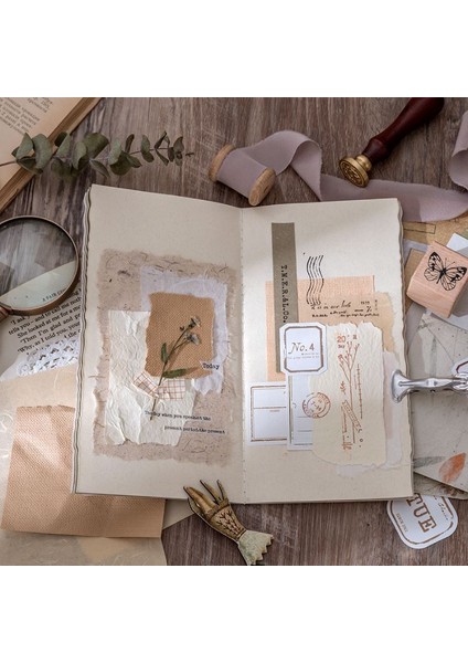 B Tarzı 30 Yaprak Retro Çiçek Mesajı Dekoratif Scrapbooking Kağıtları Seyahat Dergisi Dıy Dekorasyon El Sanatları Malzemesi Için (Yurt Dışından) indirimleri