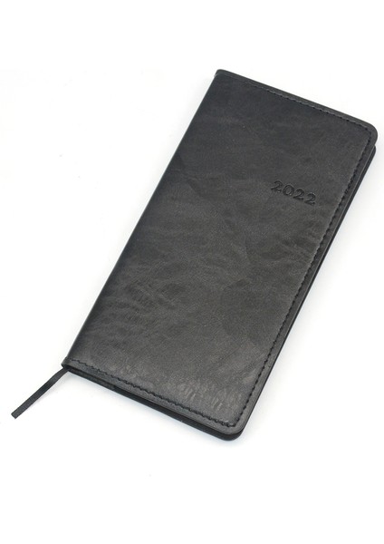 Siyah Stil A6 Ajanda U Deri Defter A6 Haftalık Planlayıcı Cuaderno Binder Libreta Not Defteri Günlüğü Cahier Ofis Aksesuarları Planificador (Yurt Dışından)
