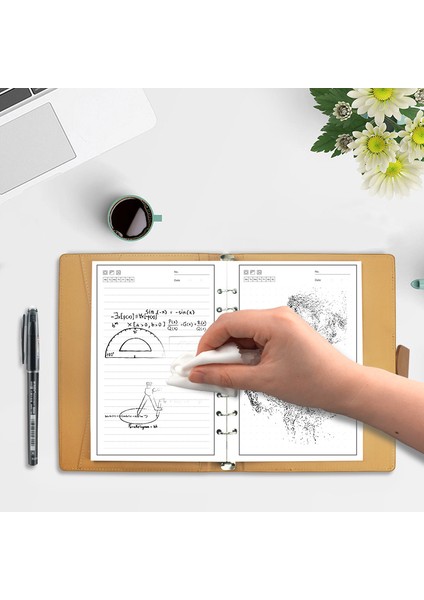Yeşil-Siyah Tarzı A5 Newyes Akıllı Silinebilir Defter Deri Kağıt Yeniden Kullanılabilir Wirebound Defter Bulut Depolama Flaş Depolama Kalemle Kaplı (Yurt Dışından) fırsatları