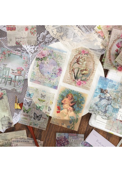 Meimengji Tarzı Çok Bloknotlar Yapışkan Notlar Karikatür Edebi Çiçekler Önemsiz Journa Scrapbooking Etiketler Ofis Okul Kırtasiye (Yurt Dışından) fiyatları