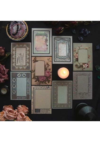 E Stili Dimeets Retro Bahçe Serisi Bloknotlar Dıy Mermi Günlük Tutma Dekorasyon Postmark Yaratıcı Okul Malzemeleri Kırtasiye (Yurt Dışından) fiyatları