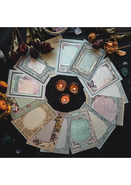 E Stili Dimeets Retro Bahçe Serisi Bloknotlar Dıy Mermi Günlük Tutma Dekorasyon Postmark Yaratıcı Okul Malzemeleri Kırtasiye (Yurt Dışından) modelleri