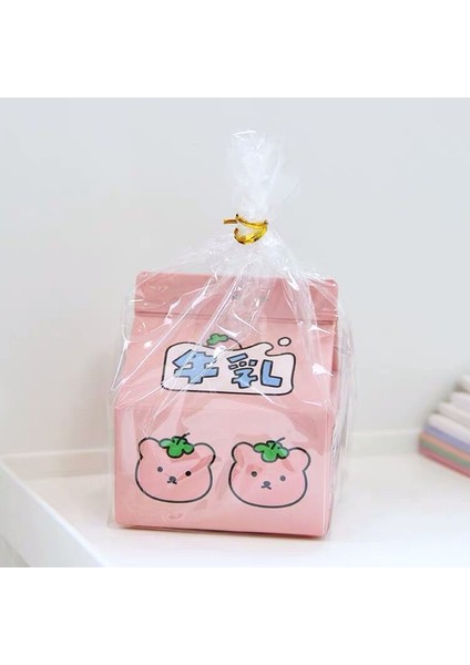 Pembe Süt Tarzı Sharkbang Kawaii Süt Ayı Eets Bloknot Notları Yapılacaklar Listesi Paperlaria Günlük Kontrol Listesi Not Defteri Okul Ofis Kırtasiye (Yurt Dışından)