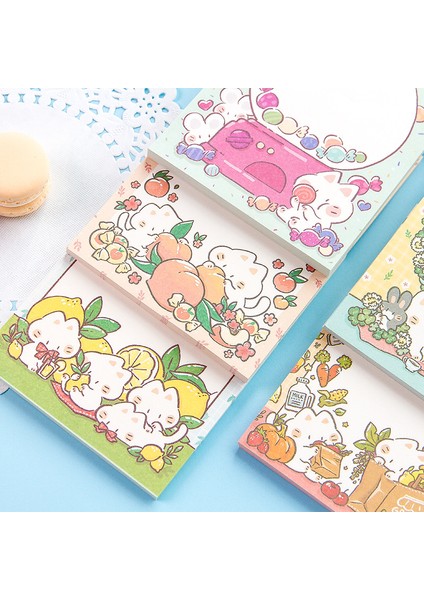 B Tarzı 50 Yaprak Kawaii Küçük Kedi Bloknot Sevimli Kırtasiye N Kez Yapışkan Notlar Taşınabilir Not Defteri Okul Ofis Tedarik Papeleria (Yurt Dışından) modelleri