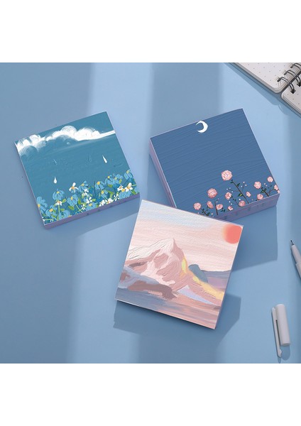 No.7 Tarzı 30 Yaprak Karikatür Yağlıboya Görünüm Bloknot Yayınlandı Yapışkan Notlar Planlayıcısı Sticker Not Defteri Okul Malzemeleri Kawaii Kırtasiye (Yurt Dışından)