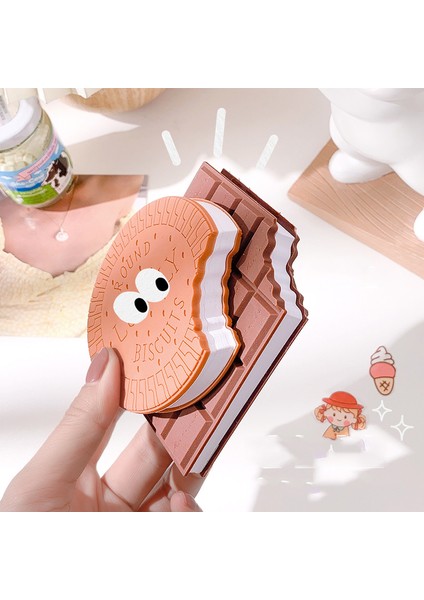 Bisküvi Tarzı 80 Yaprak Yaratıcı Çikolata Şekli Yapışkan Notlar Defterler Bloknotlar Kawaii Mini Boş Not Defteri Çocuk Okul Malzemeleri Sevimli Şeyler (Yurt Dışından) fiyatları