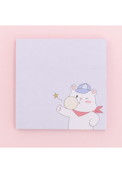 Chunri Tarzı Lytwtw'nin Sevimli Kawaii Hamster Ayı Yapışkan Notlar Bloknot Bookmarker Kırtasiye Ofis Okul Tedarik Planlayıcısı Sticker (Yurt Dışından)