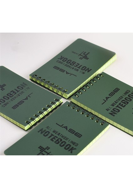 B-12X7CM Stili Su Geçirmez Not Defteri Mini Dizüstü Açık Kamp Yazı Kağıdı Taktik Bloknot Yapılacaklar Listesi Pvc Kapak Bobin Yağmurda Not Defteri Yeni (Yurt Dışından) modelleri