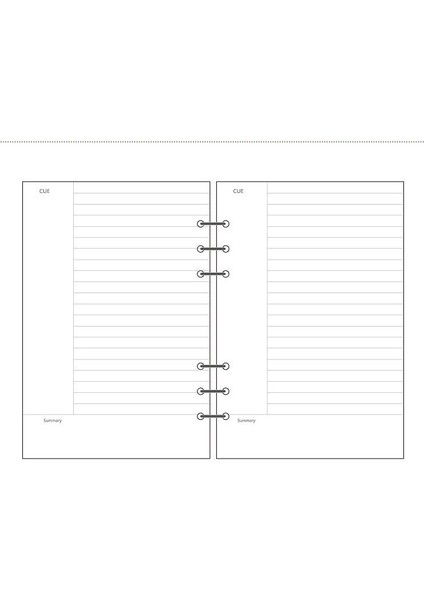 Bir Stil A5 A5 A6 A7 Gevşek Yaprak Defter Dolum Spiral Bağlayıcı Planlayıcı Iç Sayfa Kağıt Içi Mandıra Haftalık Aylık Plan Yapılacaklar Çizgi Nokta Izgarası (Yurt Dışından)