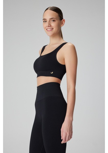 Holly Petek Desenli Kaplı Bra Siyah modelleri