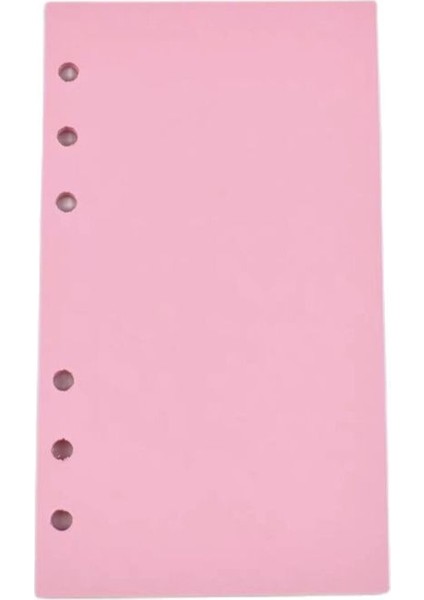 Pembe Boş Stil A6 Iş A5 Gevşek Yapraklı Defter Dolum El Sanatları Hattı Boş Spiral Bağlayıcı Indeksi Sayfa Içi Kağıt Kırtasiye (Yurt Dışından)