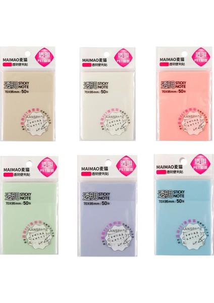 Haki Stili 50 Sheetspack Şeffaf Bloknot Su Geçirmez Yapışkan Not Yaratıcı Günlük Yapılacaklar Listesi Kağıt Okul Ofis Kırtasiye Malzemeleri (Yurt Dışından) indirimleri