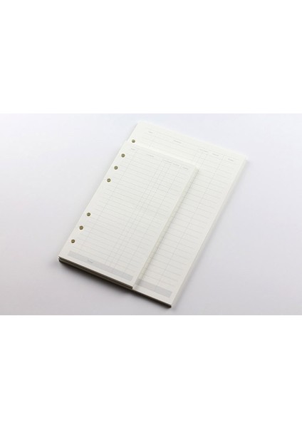 Finans Hesabı Stili A6 Orta A5 A6 A7 Gevşek Yaprak Defter Dolum Spiral Bağlayıcı Planlayıcı Iç Sayfa Kağıt Içi Mandıra Haftalık Aylık Plan Yapılacaklar Çizgi Nokta Izgarası (Yurt Dışından)
