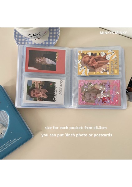 D Stili 14CMX11,5CM Mınkys Kawaotocards Toplamak Kitap Fotoğraf Saklama Kitap Witticker Hediye Okul Kırtasiye (Yurt Dışından) fırsatları