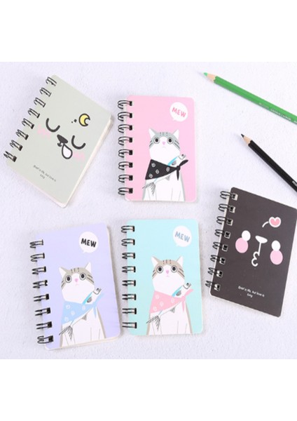 Tip2 Stili Diğer Ute Kawaii Karikatür Bobin Yaratıcı Küçük Defter Küçük Taze Taşınabilir Mini Not Defteri Kırtasiye Kitap Öğrenci Çocuk Hediyeler (Yurt Dışından)