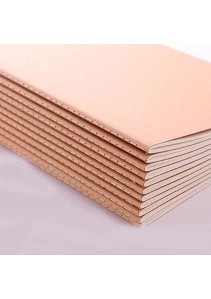 Hakikapak-Astarlı Stil A5 Kraft Kağıt Kapak Defter Eski A5 Günlüğü Blankgridlined Isteğe Bağlı Etages Sketchbook Günlüğü Okul Malzemeleri (Yurt Dışından) modelleri