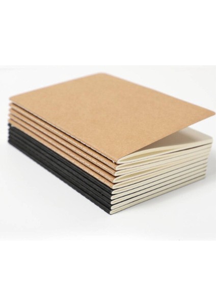 Hakikapak-Astarlı Stil A5 Kraft Kağıt Kapak Defter Eski A5 Günlüğü Blankgridlined Isteğe Bağlı Etages Sketchbook Günlüğü Okul Malzemeleri (Yurt Dışından) fırsatları