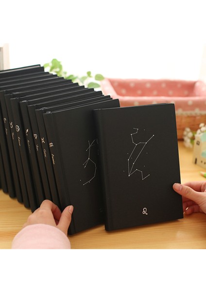 Yay Stili 186X128X180MM Yaratıcı Eğilimler On Iki Takımyıldız Ciltli Defter Sevimli Kişisel Günlük Ajanda Defterleri Okul Kompozisyon Caderno (Yurt Dışından)