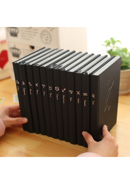 Yay Stili 186X128X180MM Yaratıcı Eğilimler On Iki Takımyıldız Ciltli Defter Sevimli Kişisel Günlük Ajanda Defterleri Okul Kompozisyon Caderno (Yurt Dışından)