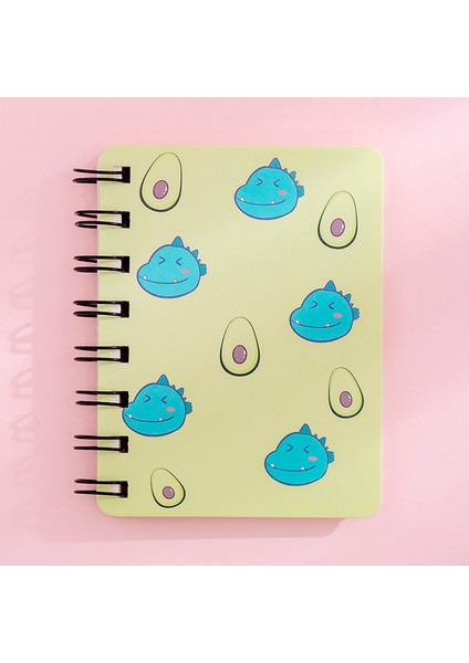 No.21 Tarzı A7 Kawaii Halka Binder Spiral Defter A7 Sevimli Hayvan Yazma Pedleri Mini Cep Kitabı Çizim Kore Kırtasiye Okul Malzemeleri Için (Yurt Dışından)