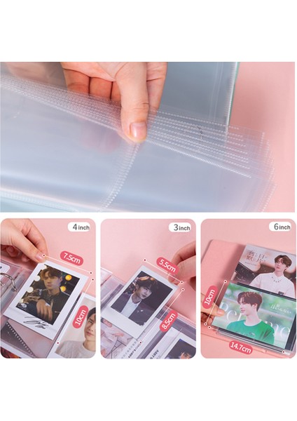 10 Adet 2 Cep 721 Tarzı Plrbok Eces A Cepler 3 Delik Şeffaf Halka Binder Dolum Kol Fotoğraf Kartları Defter Fotoğraf Albümü Sayfa Kartı Günlüğü Çizim (Yurt Dışından) indirimleri