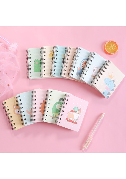No.2 Tarzı A7 Kawaii Halka Binder Spiral Defter A7 Sevimli Hayvan Yazma Pedleri Mini Cep Kitabı Çizim Kore Kırtasiye Okul Malzemeleri Için (Yurt Dışından) fiyatları
