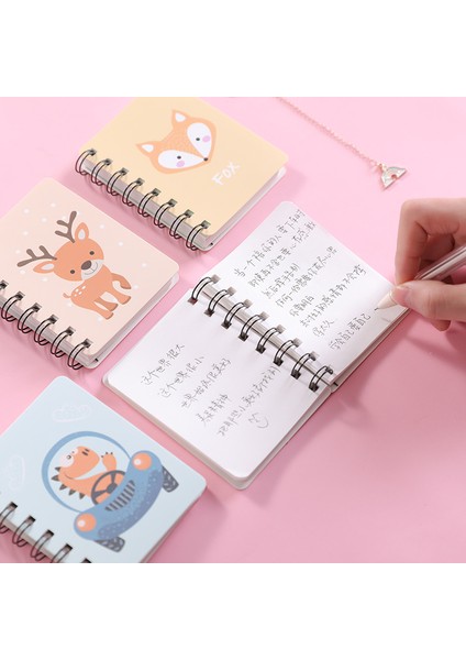 No.2 Tarzı A7 Kawaii Halka Binder Spiral Defter A7 Sevimli Hayvan Yazma Pedleri Mini Cep Kitabı Çizim Kore Kırtasiye Okul Malzemeleri Için (Yurt Dışından) modelleri