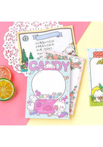 D Stili 50 Yaprak Kawaii Küçük Kedi Bloknot Sevimli Kırtasiye N Kez Yapışkan Notlar Taşınabilir Not Defteri Okul Ofis Tedarik Papeleria (Yurt Dışından) fırsatları
