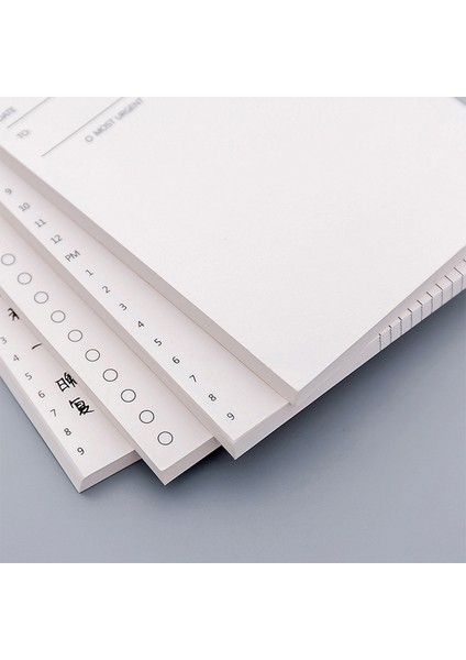 B Tarzı Günlük Haftalık Planlayıcı Gündem Defter Yırtılabilir Not Yapılacaklar Listesi Hedefler Alışkanlık Programları Not Not Kırtasiye Ofis Okul Malzemeleri (Yurt Dışından) fırsatları