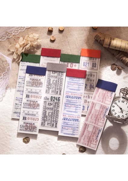 E Stili Journamm Ack Retro Turnusol Kağıdı Bilet Serisi Önemsiz Dergisi Için Malzeme Kağıt Dıy Kırtasiye Scrapbooking Deco Memo Kağıdı (Yurt Dışından) fiyatları