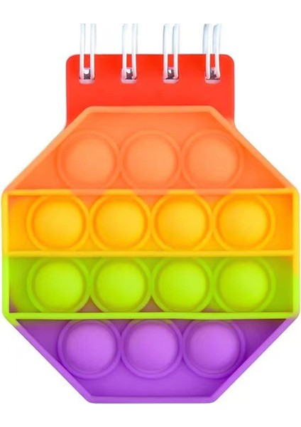Mini Dizüstü C Tarzı Mini Kawaii Dizüstü Bilgisayarını Pop Kabarcık Fidget Duyusal Defterler Kolay Taşıma Noel Festivali Için Not Defterleri Öğrenci Okul Hediyesi (Yurt Dışından)
