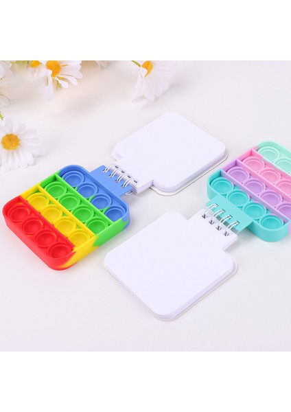 Mini Dizüstü C Tarzı Mini Kawaii Dizüstü Bilgisayarını Pop Kabarcık Fidget Duyusal Defterler Kolay Taşıma Noel Festivali Için Not Defterleri Öğrenci Okul Hediyesi (Yurt Dışından)