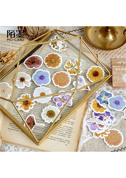 No.2 Tarzı Güzel Çiçekler Oluyor Şiirler Defter Not Defteri Sticker Yaratıcı Parlaklık Değiştirilebilir Etiket Kırtasiye Hediye Gezgin Dergisi (Yurt Dışından)
