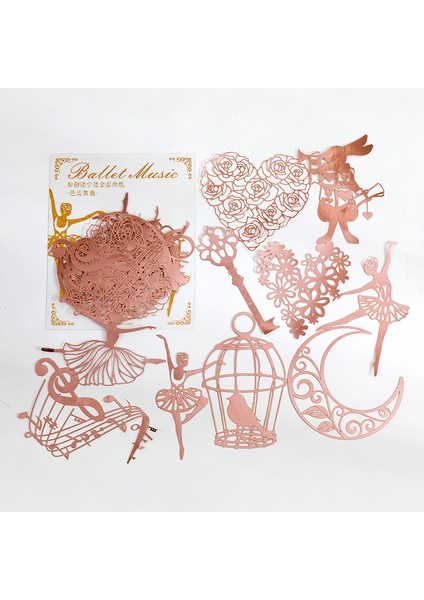 90-120 Mm'lik Bir Stil Romantik Altın Varak Gökkuşağı Gül Renk Hollow Dantel Scrapbooking Kağıdı Fotoğraf Albümü Dekorasyonu Için Scrapbooking Dıy Craft (Yurt Dışından)