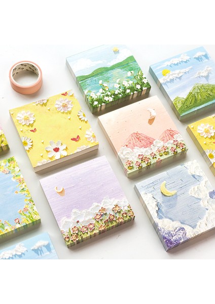 B Tarzı Eetslot Yağlıboya Yapışkan Not Kendinden Yapışkanlı Not Ofis Memo Not Okul Ofis Malzemeleri Kırtasiye Okula Dönüş (Yurt Dışından) fiyatları