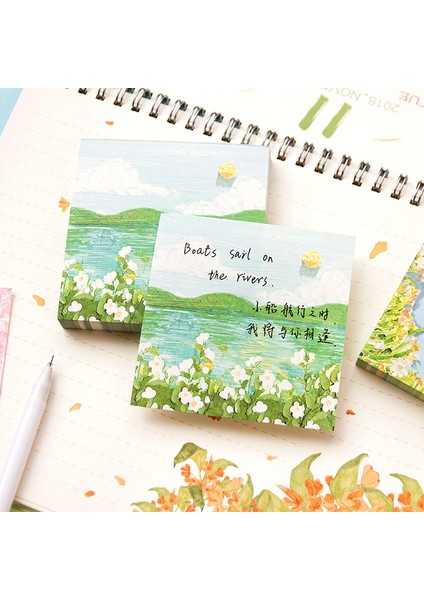 B Tarzı Eetslot Yağlıboya Yapışkan Not Kendinden Yapışkanlı Not Ofis Memo Not Okul Ofis Malzemeleri Kırtasiye Okula Dönüş (Yurt Dışından) fırsatları