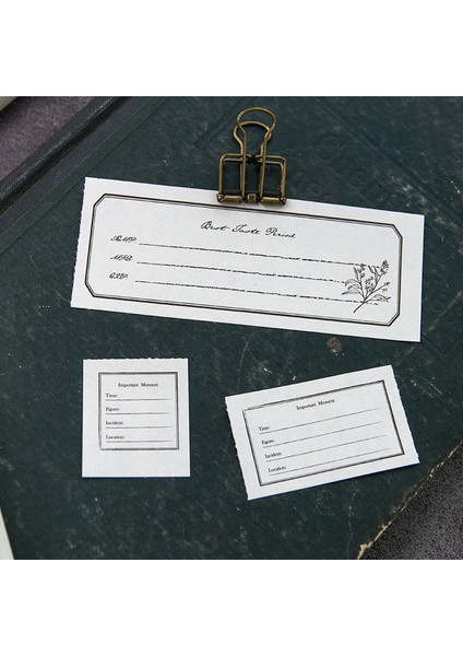 C Stili Not Defteri Retro Etiket Çerçevesi Kolaj Malzemesi Kağıt Önemsiz Dergi Planlayıcısı Scrapbooking Vintage Dekoratif Diy Craft Kağıt (Yurt Dışından) modelleri