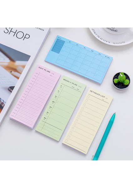 B Tarzı 30 Yaprak Defter Renkli Basit Planlayıcı Defteri Haftalık Öğrenci Ofisi Kırtasiye Yapılacaklar Listesi Yapışkanlı Yapışkan Notlar Bloknot (Yurt Dışından) fiyatları