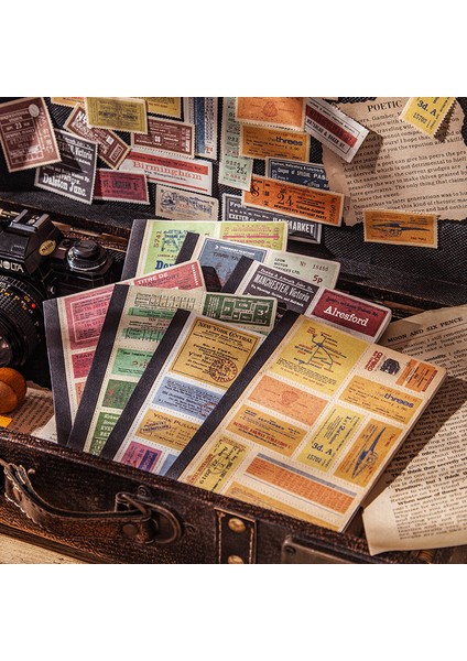 Kaisesibao Tarzı Çok Bloknotlar Yapışkan Notlar Eski Gezgin Günlük Önemsiz Dergi Scrapbooking Etiketler Ofis (Yurt Dışından) fiyatları