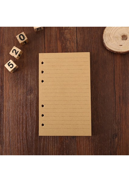 Cetvel 1 Adet Tarzı A5 2022 Kraft Line A5 A6 Gevşek Yaprak Defter Dolum Spiral Bağlayıcı Indeks Kağıdı Iç Sayfalar Günlük Planlayıcı Çizgi Izgara Boş Gündem (Yurt Dışından)