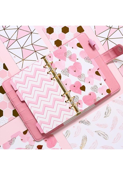 Desen 10 Stili A5 Kağıt Indeks Bölücü A5 A6 Binder Planlayıcısı Için Sevimli 6 Delik Defter Kırtasiye Şeker Defter Kağıt Bölücü Aksesuarları (Yurt Dışından)