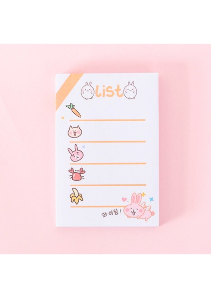 R Stili 80 Yaprak Öğrenci Kız Bloknot Mesajı Yapıştırmak Için N Kez Yırtabilir Yapışkan Not Yapışkan Sekmeler Sevimli Not Defteri Bloknotlar (Yurt Dışından)