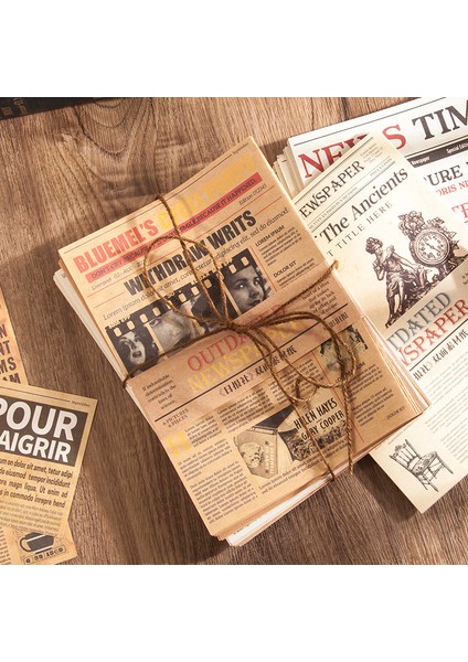 F Stili Dimeets Gazete Serisi Çift Taraflı Malzeme Kağıt Retro El Gözyaşı Kağıt Dıy Imi Deco Bullet Dergiler Scrapbooking (Yurt Dışından) indirimleri