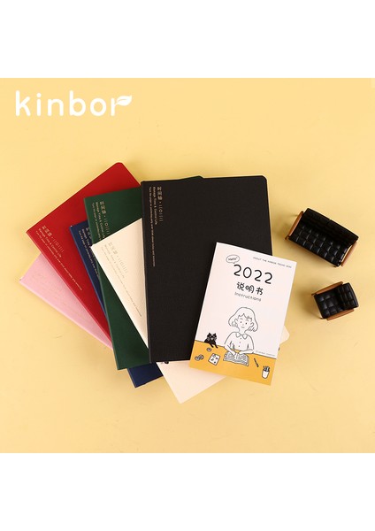 1pc Açık Sarı Stil A5 Kinbor Bir Zaman Planı Planlayıcısı Zaman Çizelgesi Planlayıcısı Kitap Eets Yumuşak Pu Deri Saf Renk Aylık Haftalık Gündem A5 Zamanlayıcı (Yurt Dışından) fiyatları